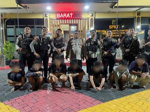Polres Jakbar Amankan 12 Remaja Bawa Sajam yang Hendak Tawuran