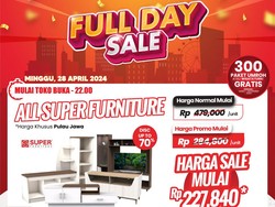 Aneka Rak Harga Miring Mulai dari Rp 200 Ribuan di Transmart Full Day Sale