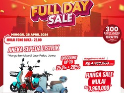 Setop Wira-wiri Cari Sepeda Listrik! Ke Transmart Full Day Sale Aja, Banjir Diskon