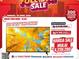 Cuma Transmart Full Day Sale! Smart TV 65 Inch Rp 11 Juta, Diskon Jadi Rp 7 Juta