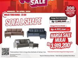 Beli Sofa Empuk di Transmart Full Day Sale Diskon Rp 2 Juta