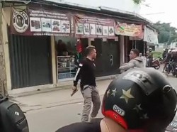 Polisi Amankan Pemalak Viral Bawa Pistol di Pasar Rancamanyar Bandung