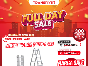 Beli Tangga Multifungsi di Transmart Full Day Sale Hemat Rp 700 Ribuan Beli Tangga Multifungsi di Transmart Full Day Sale Hemat Rp 700 Ribuan