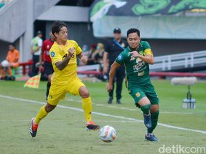 Liga 1: Persebaya Vs Persik Tanpa Gol di Babak Pertama