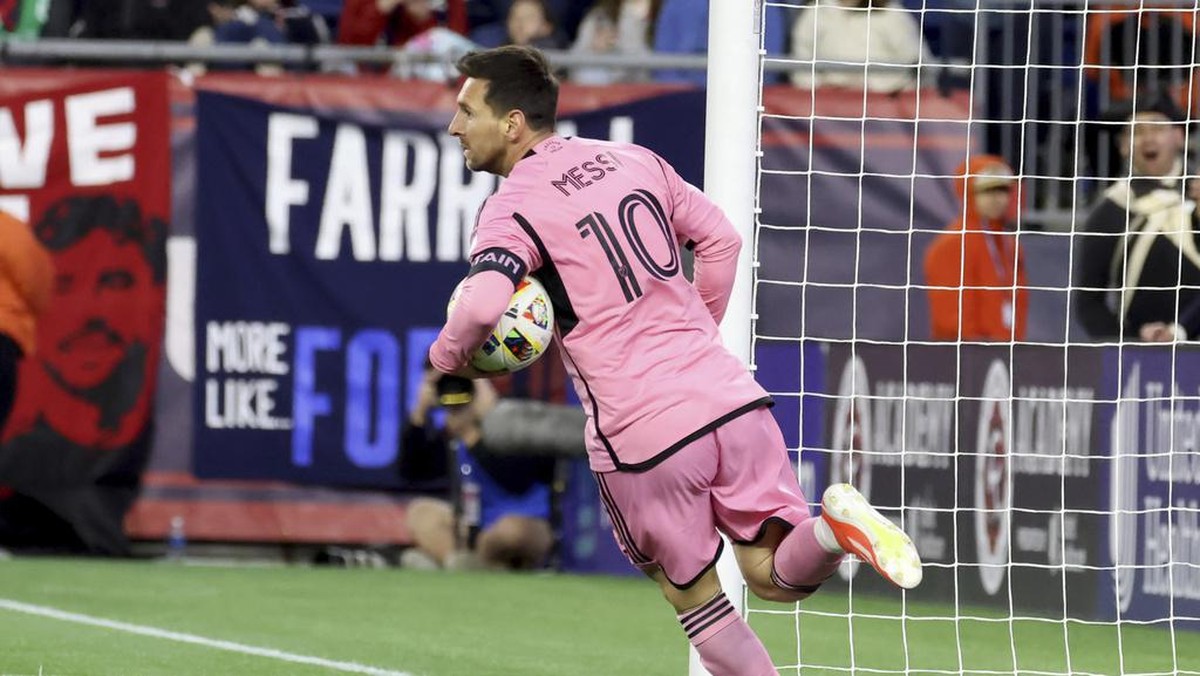 Lionel Messi pecahkan rekor MLS. (Foto: AP/Mark Stockwell)