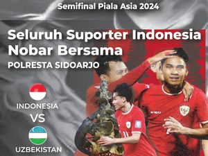 Polresta Sidoarjo Gelar Nobar Geden Semifinal Timnas U-23 Polresta Sidoarjo Gelar Nobar Geden Semifinal Timnas U-23