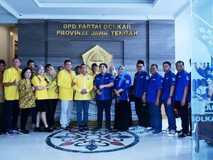 Dikunjungi Demokrat, Golkar Jateng Siap Kerja Sama dalam Pilkada 2024