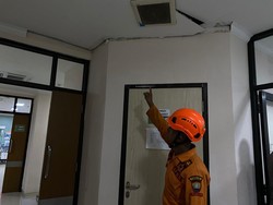 RSUD Sumedang Kena Imbas Gempa Garut, Dinding Retak-retak