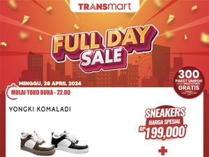 Wow! Beli Sepatu-Sandal di Transmart Full Day Sale Cuma Rp 170 Ribuan