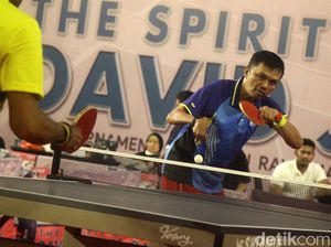 Turnamen Tenis Meja Difabel David Jacobs