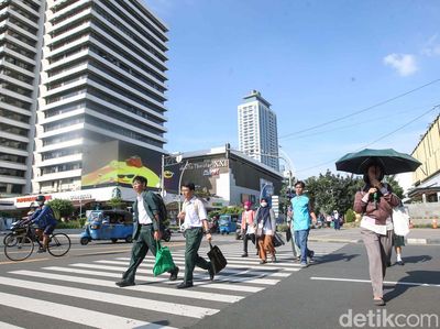 Cuaca Jakarta Menyengat, Waspada Aktivitas di Luar Ruang