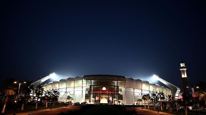 Di Stadion Ini Indonesia dan Uzbekistan Berebut Tiket Final Piala Asia U23 Laga semifinal Piala Asia U-23 antara Indonesia vs Uzbekistan digelar di Stadion Abdullah bin Khalifa. Stadion itu pun akan jadi saksi perebutan tiket final.