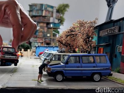 Diorama dan Miniatur Mobil Karya Perajin Asal Malang Mendunia