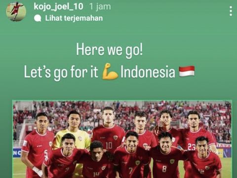 Joel Kojo Dukung Timnas Indonesia U-23