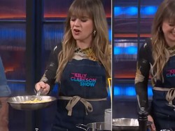 Ditantang Masak Pasta, Kelly Clarkson Gagal Bikin Acara Memasak