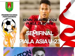 Kampung Bagas Kaffa di Magelang Gelar Nobar Timnas U-23 Vs Uzbekistan