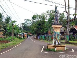 Cerita di Balik Munculnya Patung Gatotkaca di Desa Cisontrol Ciamis