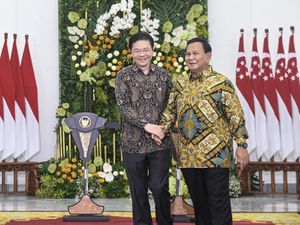 Potret Prabowo dan Lawrence Wong, Calon Pemimpin Baru RI-Singapura