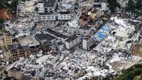 Ratusan Bangunan di China Rusak Digulung Tornado