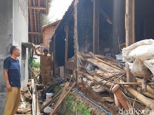 Aksi Berani Neneng dan Suami Selamatkan Ibu dari Rumah Roboh