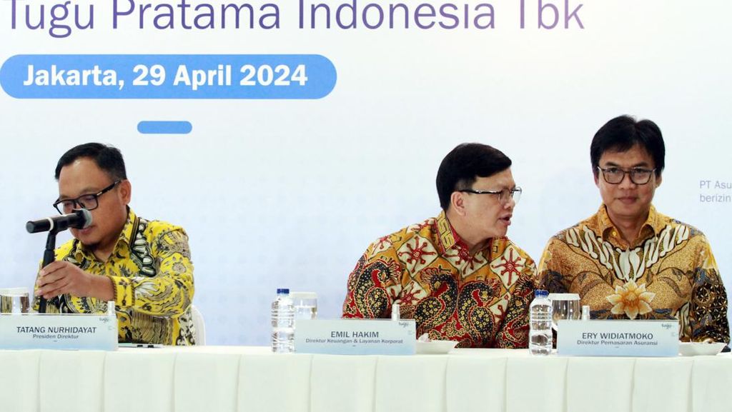Tugu Insurance Bukukan Laba Konsolidasi Rp1,3 T di 2023 Tugu Insurance Bukukan Laba Konsolidasi Rp1,3 T di 2023