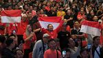 Suasana Nobar Semifinal Tim Garuda di Berbagai Wilayah