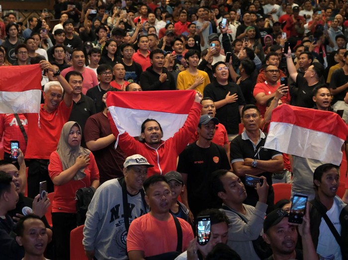 Suasana Nobar Semifinal Tim Garuda di Berbagai Wilayah