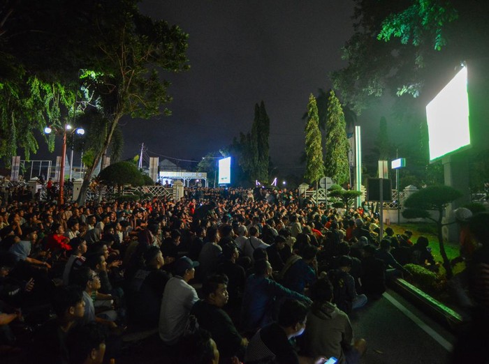 Suasana Nobar Semifinal Tim Garuda di Berbagai Wilayah