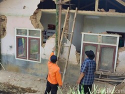 115 Rumah di 17 Kecamatan Ciamis Rusak Usai Gempa Garut