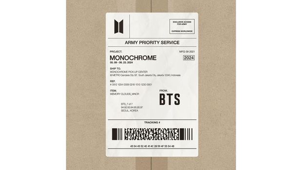 BTS Pop-Up Monochrome Siap Guncang Jakarta, Army Wajib Datang