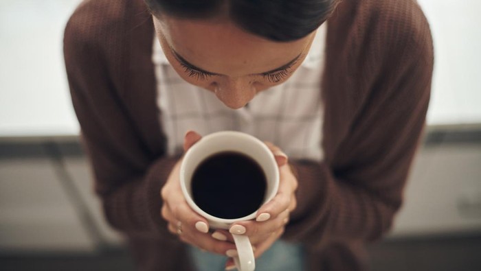 Ilustrasi kopi hitam