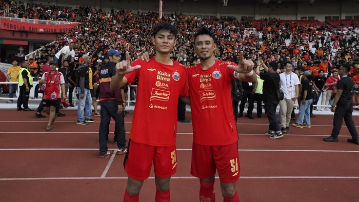 Maman Abudurrahman bermain dengan putranya di laga terakhir Persija Jakarta di Liga 1 2023/2024.