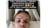 Meme Kocak Pol Buanggaa Kemenangan Uzbekistan