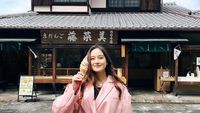 Hobi Kulineran, Ini Momen Salshabilla Adriani saat Nikmati Es Krim dan Pasta