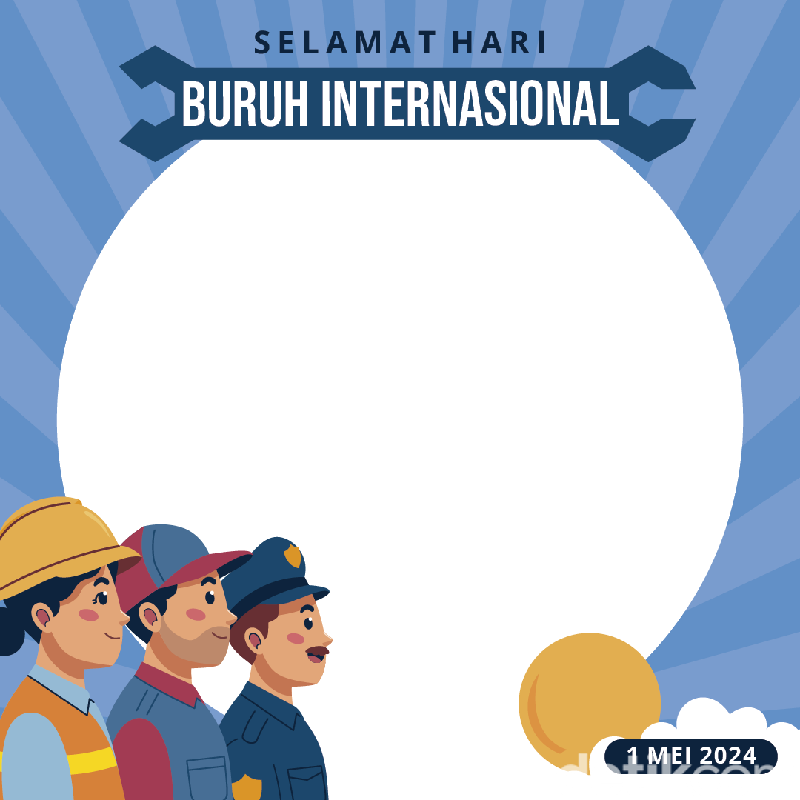 Twibbon Hari Buruh Internasional 2024