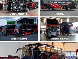 Ini Alasan Bus-bus PO Juragan 99 Trans Pakai Nama-nama Tokoh Kartun