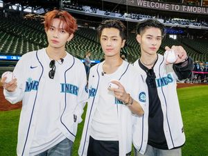 Pesona Heesung, Jay, dan Niki ENHYPEN di Lapangan Bisbol
