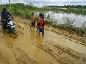 Waduh! Jalan di Muaro Jambi Rusak Parah