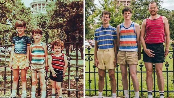 Kompak Banget! Potret Keluarga Mengulang Momen Masa silam