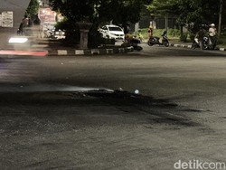 Massa Demo Hari Buruh di Fly Over Makassar Bubar, Lalin Kembali Lancar