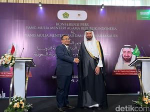 Menag Yaqut dan Menhaj Saudi Bahas Kemudahan Layanan Jemaah Haji RI Menag Yaqut dan Menhaj Saudi Bahas Kemudahan Layanan Jemaah Haji RI