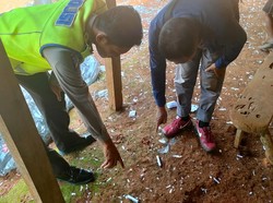 Balon Udara Timpa Rumah Warga Pacitan Lalu Meledak, 4 Orang Terluka