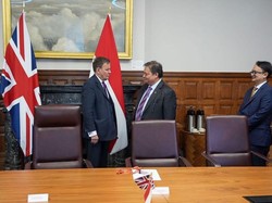 Bertemu Menteri Inggris, Airlangga Minta Perlakuan Adil soal Sawit RI