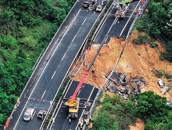 Dunia Hari Ini: Jalan Raya di Guangdong Runtuh, 24 Orang Tewas