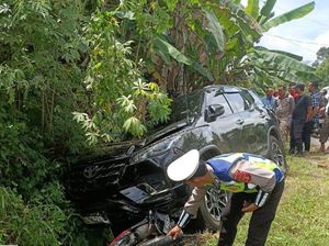 Pelajar Muba Patah Kaki Tertabrak Fortuner ASN BPBD yang Nyalip di Tikungan