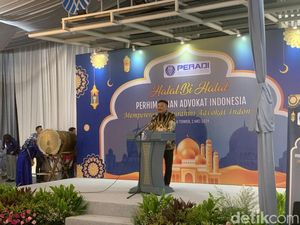 Otto Hasibuan Bicara soal Kompak Bangun Single Bar Saat Halalbihalal Peradi Otto Hasibuan Bicara soal Kompak Bangun Single Bar Saat Halalbihalal Peradi