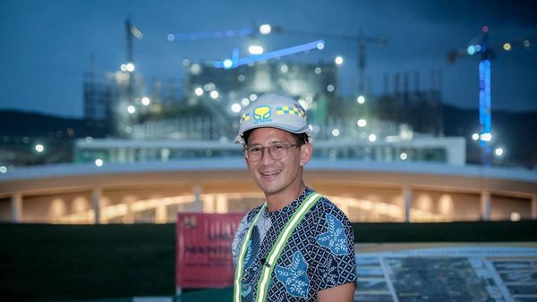 Menteri Sandi Tinjau Pembangunan Fasilitas Pendukung Parekraf di IKN