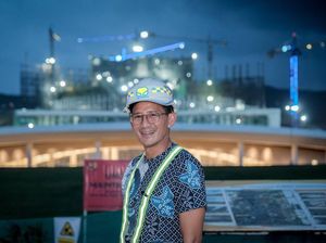 Menteri Sandi Tinjau Pembangunan Fasilitas Pendukung Parekraf di IKN