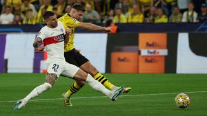 Potret Dortmund Tumbangkan PSG di Leg Pertama Semifinal Liga Champions
