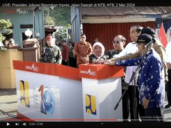 Resmikan Perbaikan Jalan di NTB Rp 211 M, Jokowi: Uang yang Tidak Kecil!